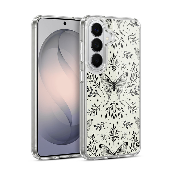 Episodic Drawing Art Mystical Butterfly Pattern Soft Gel Case for Samsung Galaxy S26 Plus