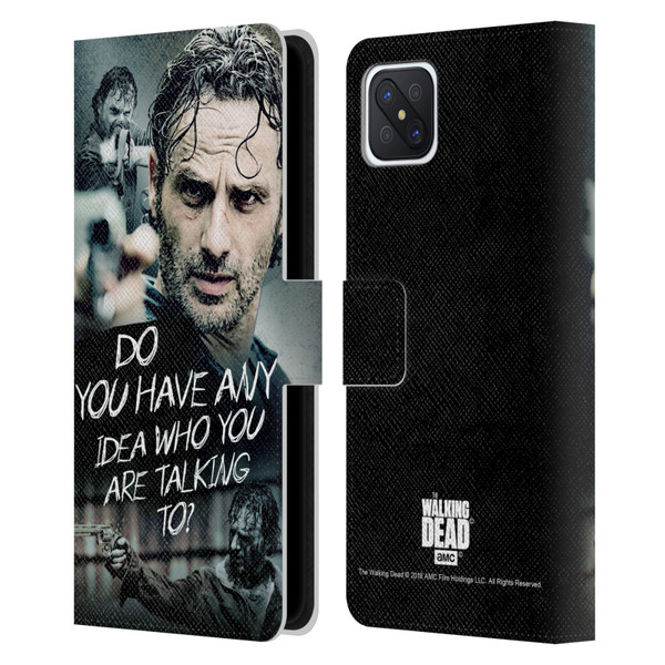 AMC The Walking Dead Rick Grimes Legacy Question Leather Book Wallet Case Cover For OPPO Reno4 Z 5G