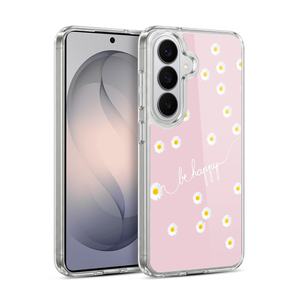 Monika Strigel Happy Daisy Blush Soft Gel Case for Samsung Galaxy S26