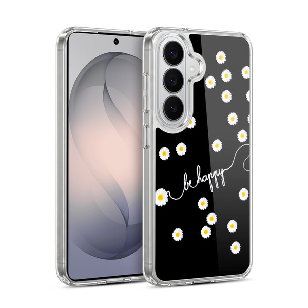 Monika Strigel Happy Daisy Clear Soft Gel Case for Samsung Galaxy S26 Plus