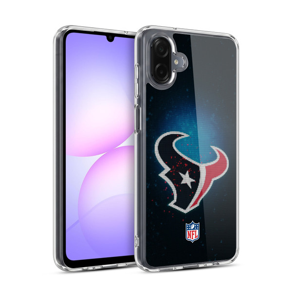 NFL Houston Texans Artwork LED Soft Gel Case for Samsung Galaxy A07 4G