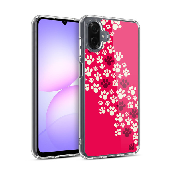 Head Case Designs Paws Migrating Soft Gel Case for Samsung Galaxy A07 4G