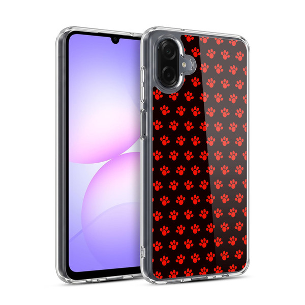 Head Case Designs Paws Plain Soft Gel Case for Samsung Galaxy A07 4G