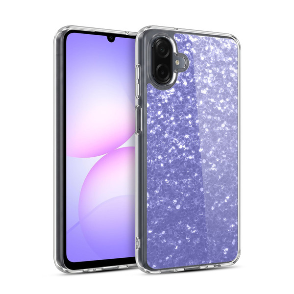 PLdesign Sparkle Prints Lavender Soft Gel Case for Samsung Galaxy A07 4G