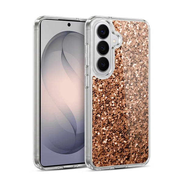 PLdesign Sparkle Prints Bronze Soft Gel Case for Samsung Galaxy S26 Plus