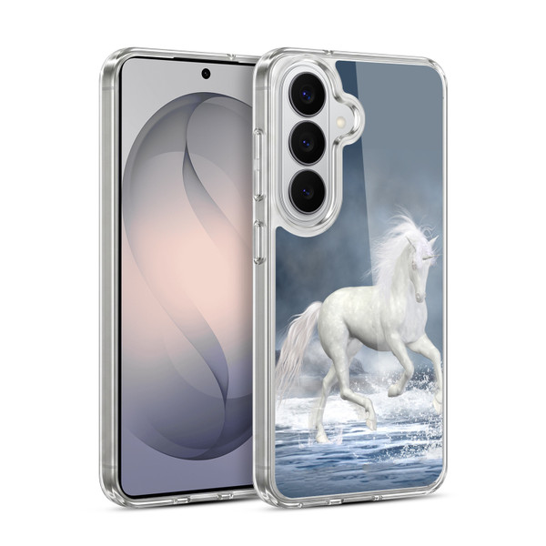 Simone Gatterwe Pegasus And Unicorns Playing Soft Gel Case for Samsung Galaxy S26