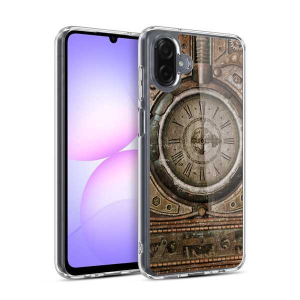 Simone Gatterwe Steampunk Grunge Clock Soft Gel Case for Samsung Galaxy A07 4G