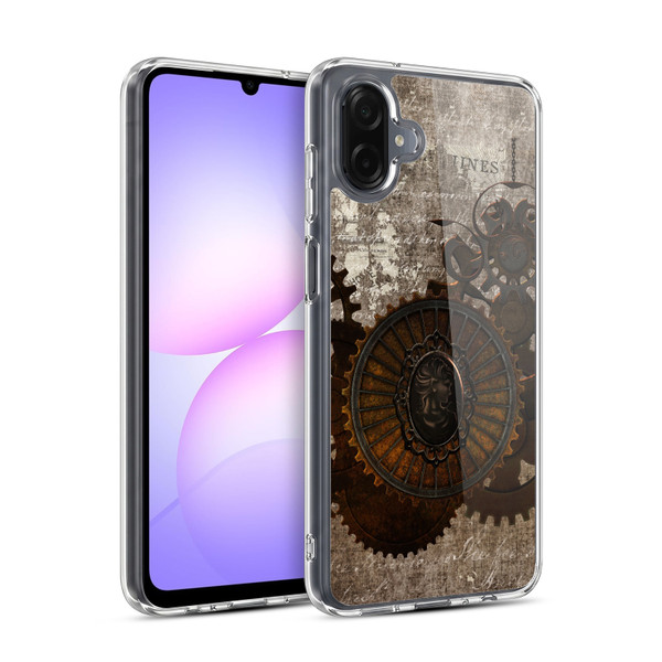 Simone Gatterwe Steampunk Letter Soft Gel Case for Samsung Galaxy A07 4G