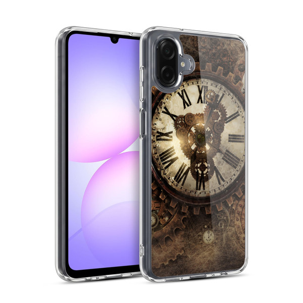 Simone Gatterwe Steampunk Vintage Clock Soft Gel Case for Samsung Galaxy A07 4G