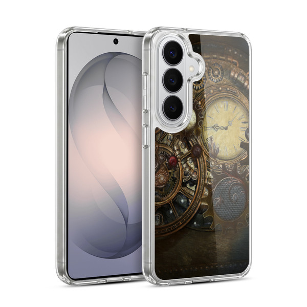 Simone Gatterwe Steampunk Clocks Soft Gel Case for Samsung Galaxy S26