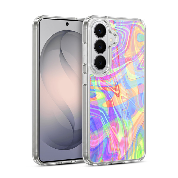 Suzan Lind Marble Light Rainbow Soft Gel Case for Samsung Galaxy S26 Plus