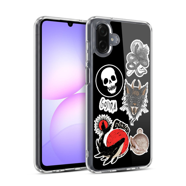 Gojira Graphics Sticker Print Soft Gel Case for Samsung Galaxy A07 4G