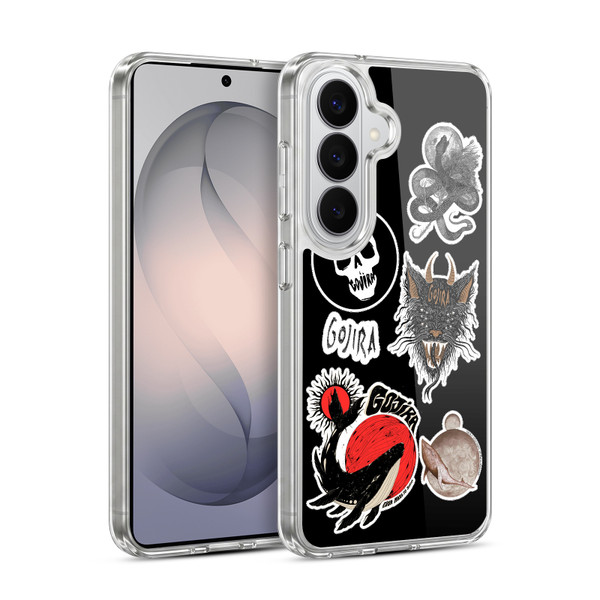 Gojira Graphics Sticker Print Soft Gel Case for Samsung Galaxy S26 Plus