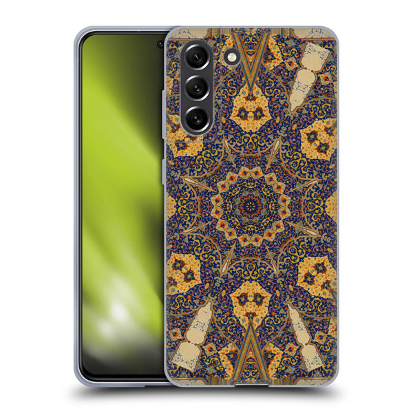 Aimee Stewart Mandala Ancient Script Soft Gel Case for Samsung Galaxy S21 FE 5G