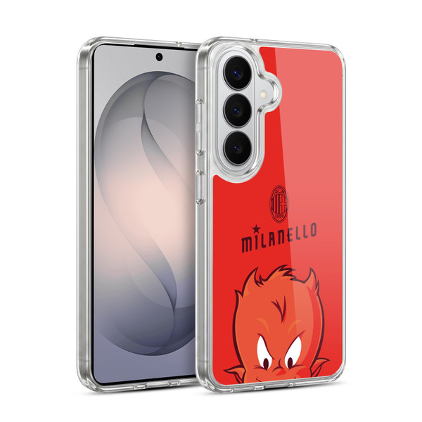 AC Milan Children Milanello Soft Gel Case for Samsung Galaxy S26 Plus