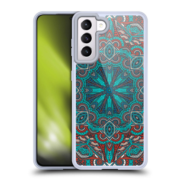 Aimee Stewart Mandala Moroccan Sea Soft Gel Case for Samsung Galaxy S21 5G