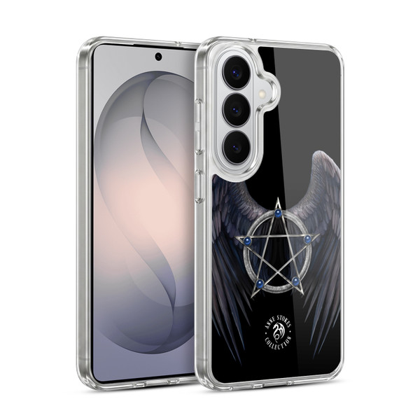 Anne Stokes Raven Winged Pentagram Soft Gel Case for Samsung Galaxy S26 Plus