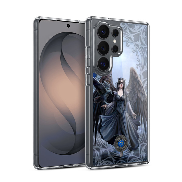 Anne Stokes Raven Full With Pattern Soft Gel Case for Samsung Galaxy S26 Ultra