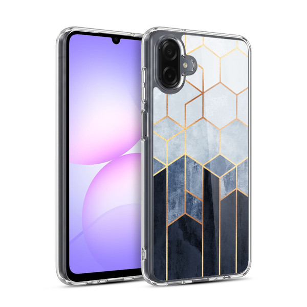 Elisabeth Fredriksson Sparkles Soft Blue Hexagons Soft Gel Case for Samsung Galaxy A07 4G