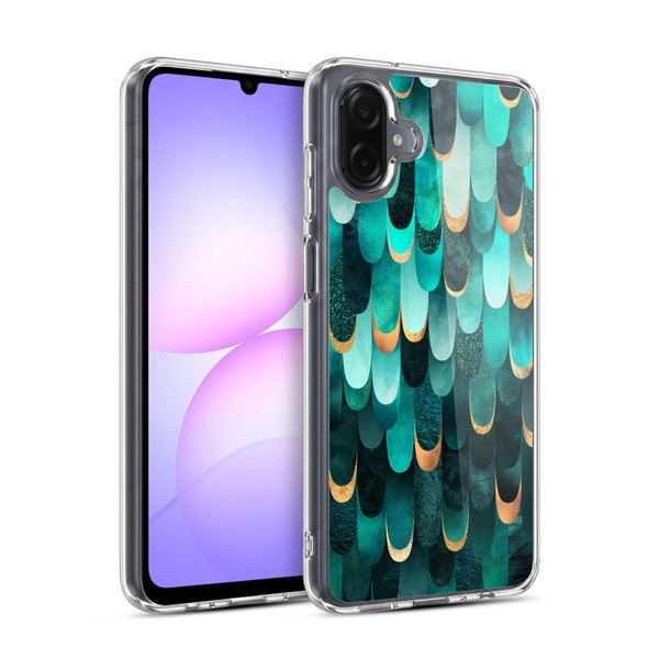 Elisabeth Fredriksson Sparkles Turquoise Soft Gel Case for Samsung Galaxy A07 4G