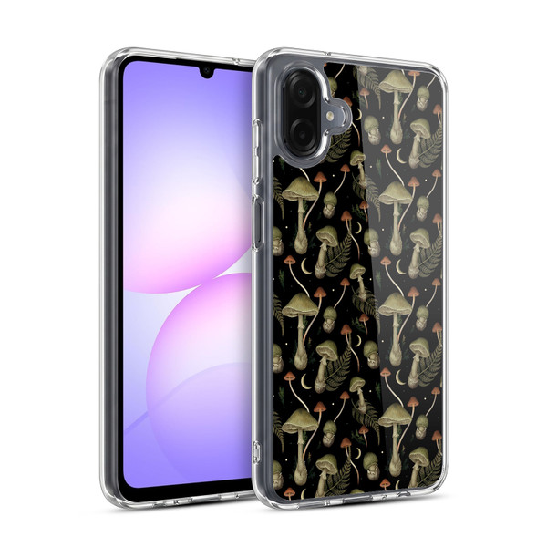 Episodic Drawing Pattern Death Cap Soft Gel Case for Samsung Galaxy A07 4G