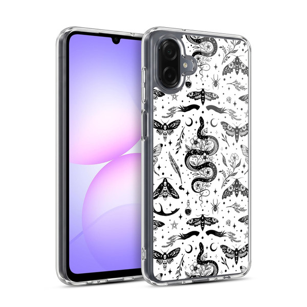 Episodic Drawing Pattern Flash Tattoo Soft Gel Case for Samsung Galaxy A07 4G