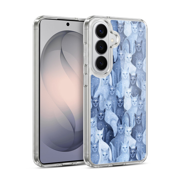 Episodic Drawing Pattern Cats Soft Gel Case for Samsung Galaxy S26 Plus