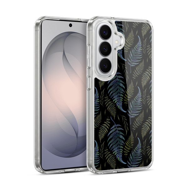 Episodic Drawing Pattern Leaves Soft Gel Case for Samsung Galaxy S26 Plus