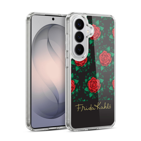 Frida Kahlo Roses Leafy Soft Gel Case for Samsung Galaxy S26 Plus