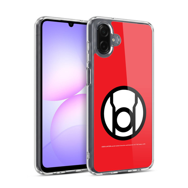 Green Lantern DC Comics Lantern Corps Red Soft Gel Case for Samsung Galaxy A07 4G
