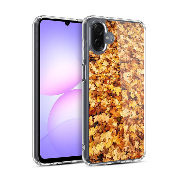 PLdesign Flowers And Leaves Fall Maple Soft Gel Case for Samsung Galaxy A07 4G