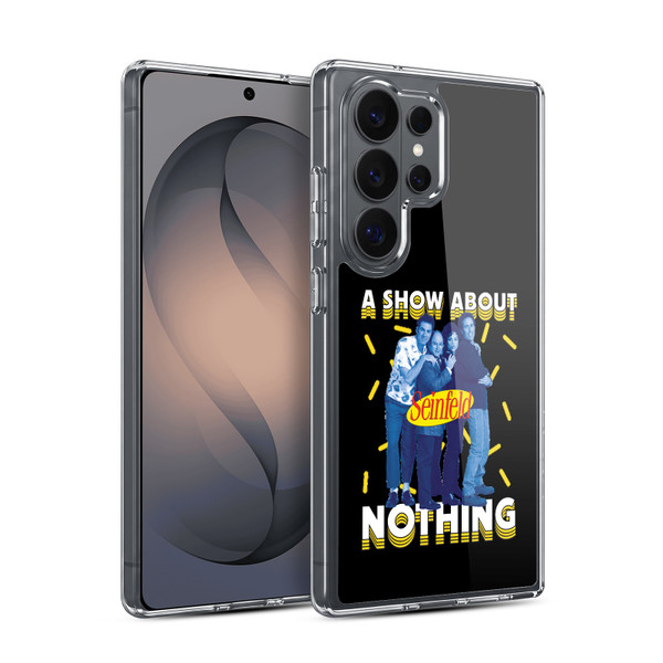 Seinfeld Graphics A Show About Nothing Soft Gel Case for Samsung Galaxy S26 Ultra