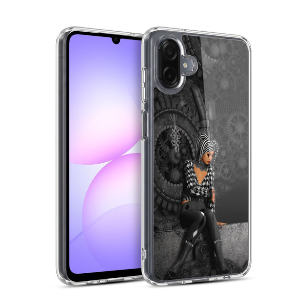 Simone Gatterwe Assorted Designs The Time Runs Off Soft Gel Case for Samsung Galaxy A07 4G