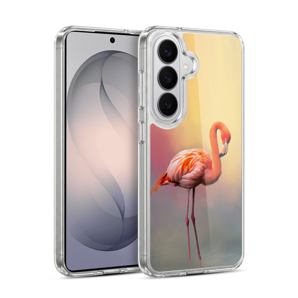 Simone Gatterwe Assorted Designs American Flamingo Soft Gel Case for Samsung Galaxy S26