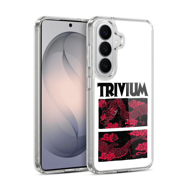 Trivium Graphics Double Dragons Soft Gel Case for Samsung Galaxy S26