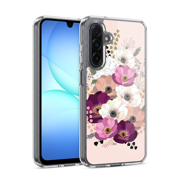 Anis Illustration Flowers Bouquet 1 Soft Gel Case for Samsung Galaxy A17 4G / 5G