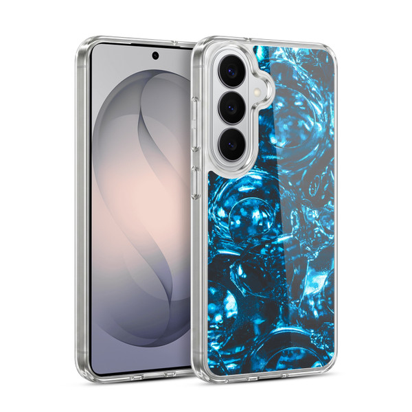 PLdesign Water Marbles Soft Gel Case for Samsung Galaxy S26 Plus