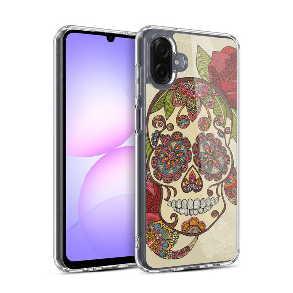 Valentina Bloom Sugar Skull Soft Gel Case for Samsung Galaxy A07 4G