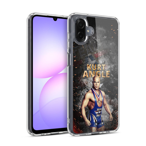 WWE Kurt Angle LED Image Soft Gel Case for Samsung Galaxy A07 4G