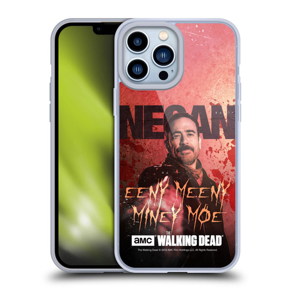 AMC The Walking Dead Negan Eeny Miney Coloured Soft Gel Case for Apple iPhone 13 Pro Max