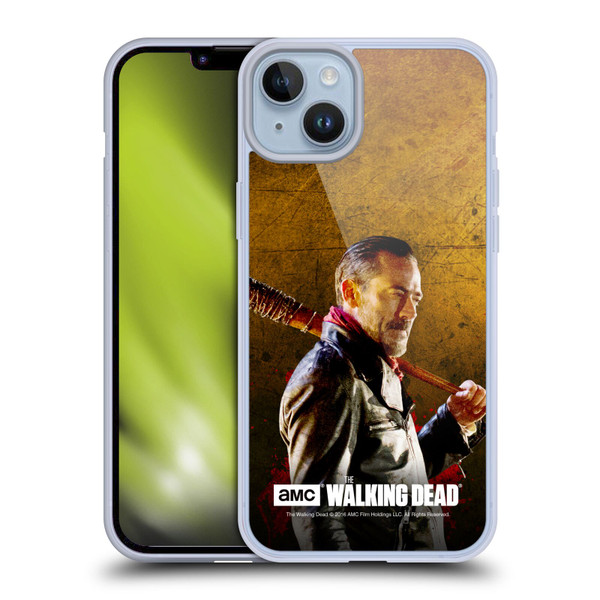 AMC The Walking Dead Negan Lucille 1 Soft Gel Case for Apple iPhone 14 Plus
