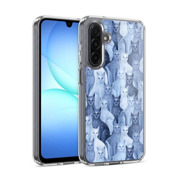 Episodic Drawing Pattern Cats Soft Gel Case for Samsung Galaxy A17 4G / 5G