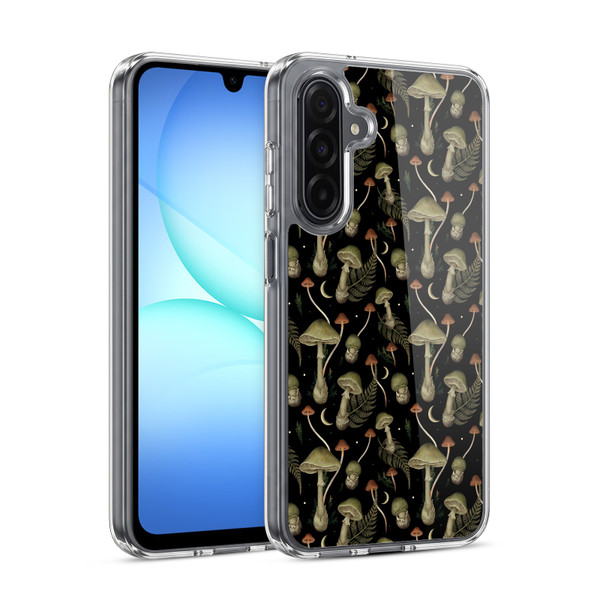 Episodic Drawing Pattern Death Cap Soft Gel Case for Samsung Galaxy A17 4G / 5G