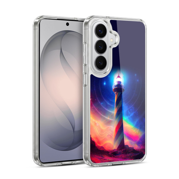 Wumples Cosmic Universe Lighthouse Soft Gel Case for Samsung Galaxy S26 Plus