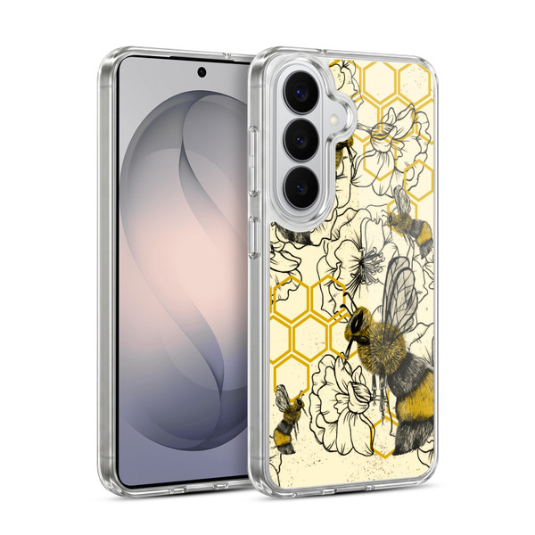 Head Case Designs Insect Prints Bees Soft Gel Case for Samsung Galaxy S26 Plus