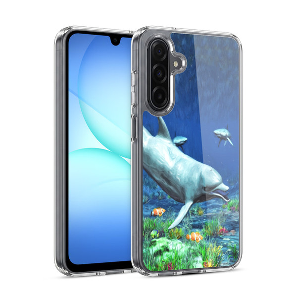 Simone Gatterwe Dolphins Underwater Soft Gel Case for Samsung Galaxy A17 4G / 5G
