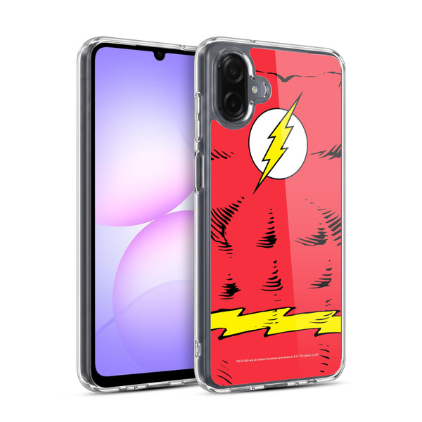 The Flash DC Comics Logo Costume Soft Gel Case for Samsung Galaxy A07 4G