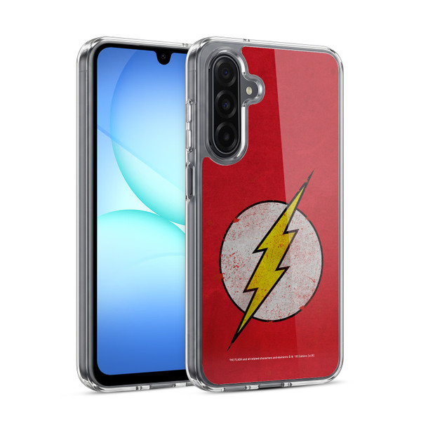 The Flash DC Comics Logo Distressed Look Soft Gel Case for Samsung Galaxy A17 4G / 5G