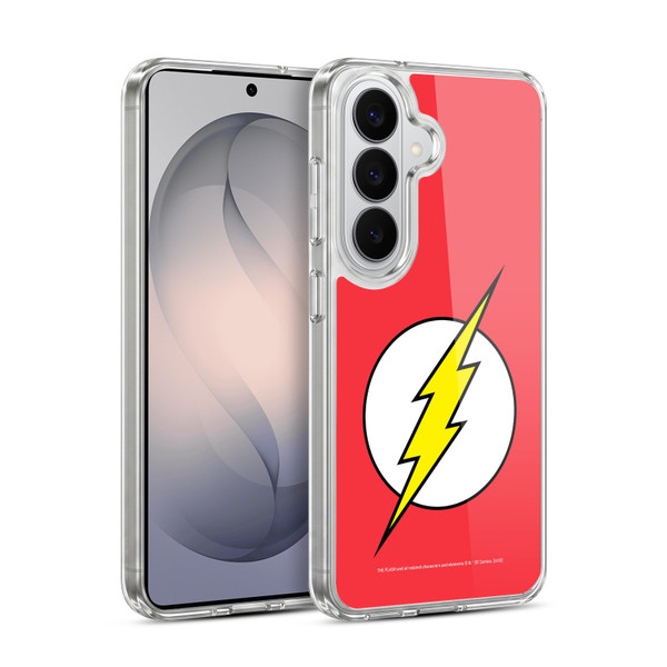 The Flash DC Comics Logo Plain Soft Gel Case for Samsung Galaxy S26