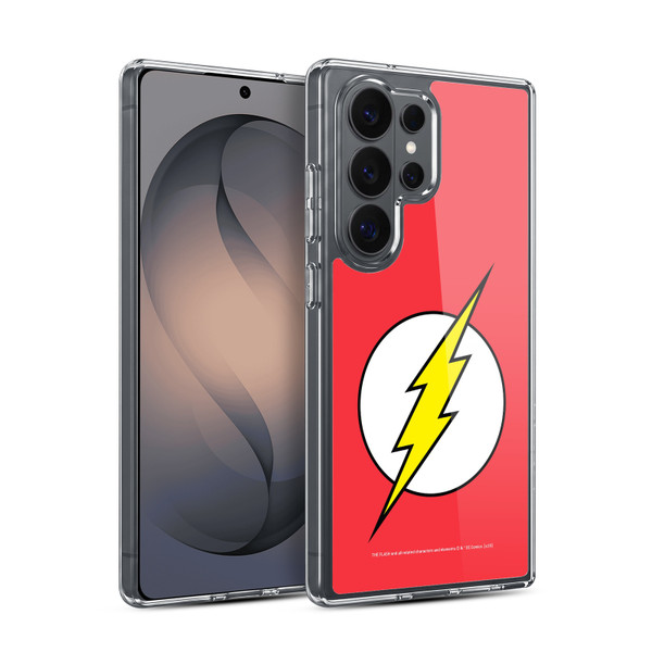 The Flash DC Comics Logo Plain Soft Gel Case for Samsung Galaxy S26 Ultra